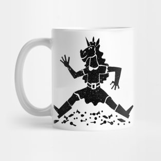 Halloween Candy Unicorn Girl Mug